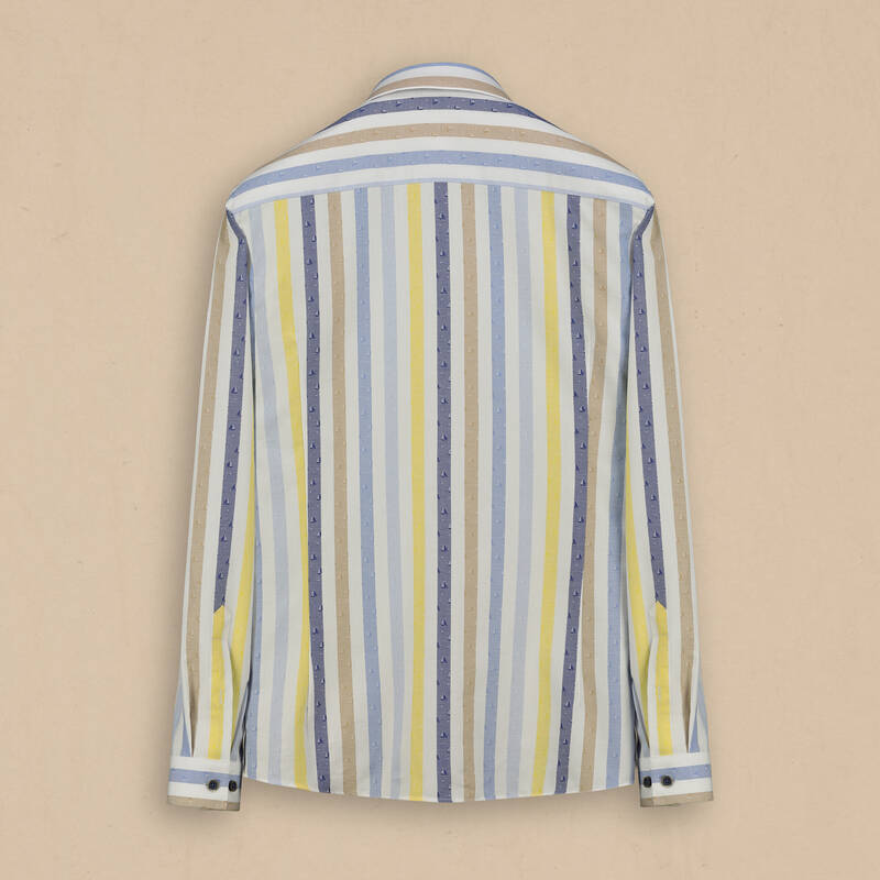 Goias Pamuklu Mavi Gömlek - 2