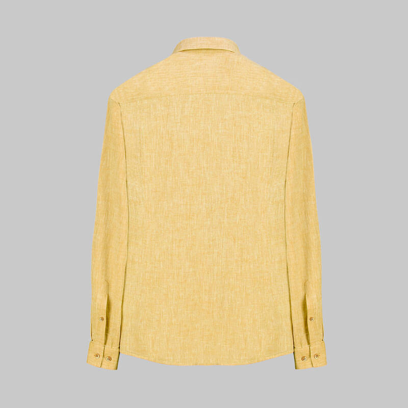 Goias Sarı Slim Gömlek - 3