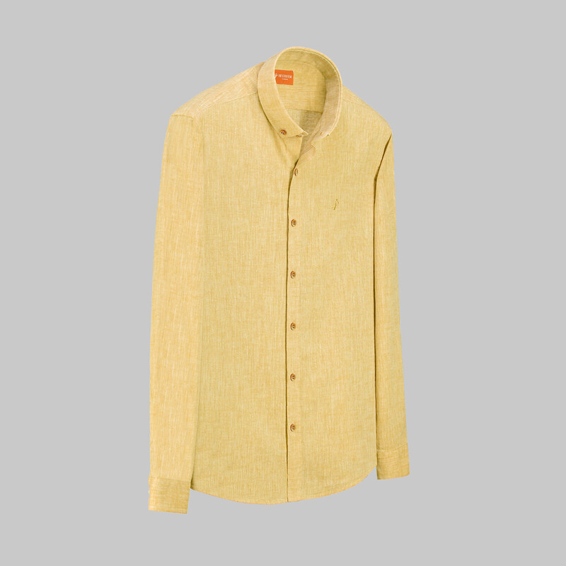Goias Sarı Slim Gömlek - INTERVIEW