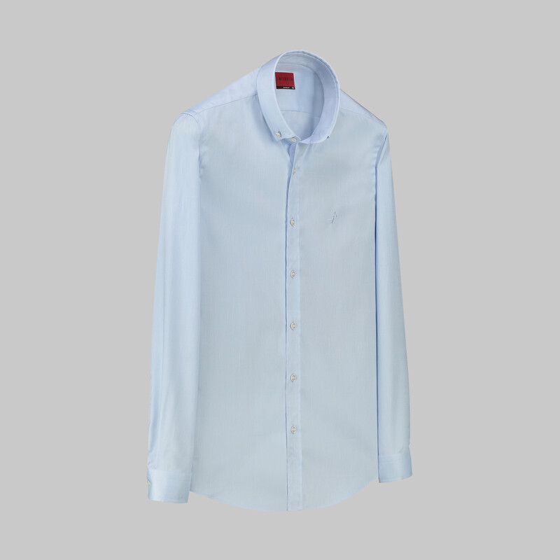 Goias Slim Fit Açık Mavi Gömlek 