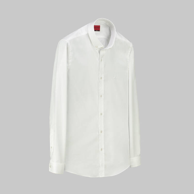 Goias Slim Fit Beyaz Gömlek - 1