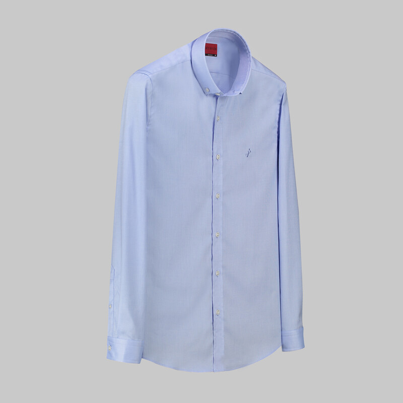 Goias Slim Fit Mavi Gömlek 