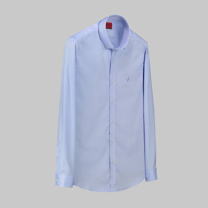 Goias Slim Fit Mavi Gömlek - 1