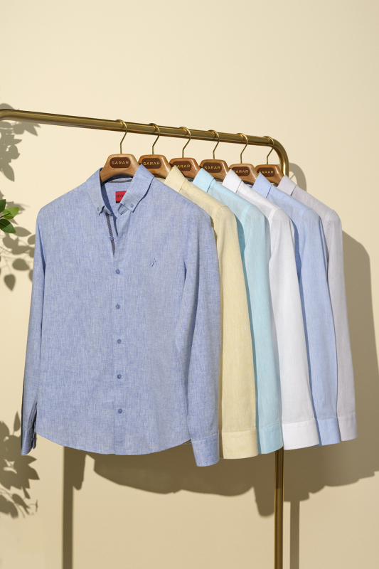 Goias Soho Açık Mavi Uzun Kol Gömlek 