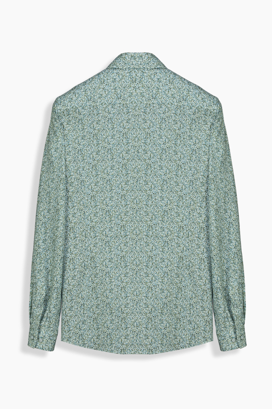 Goias Soho Desenli Mavi Gömlek - INTERVIEW