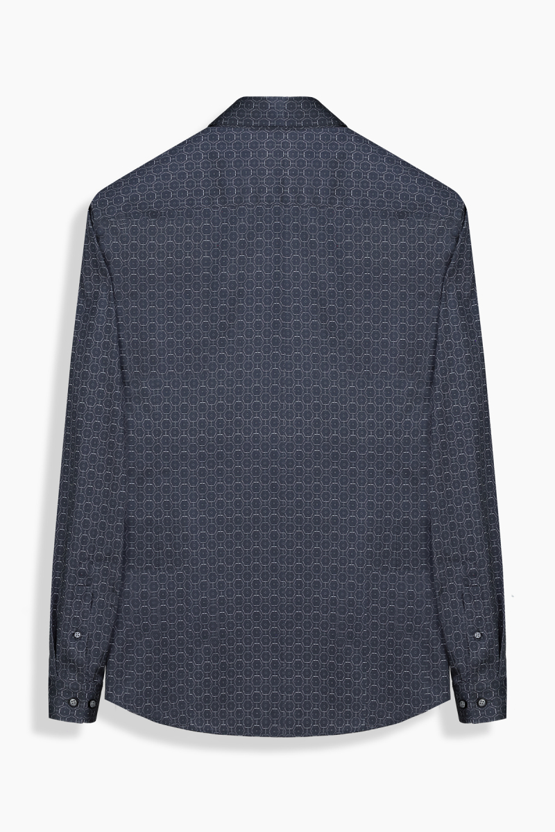 Goias Soho Desenli Siyah Gömlek - 2