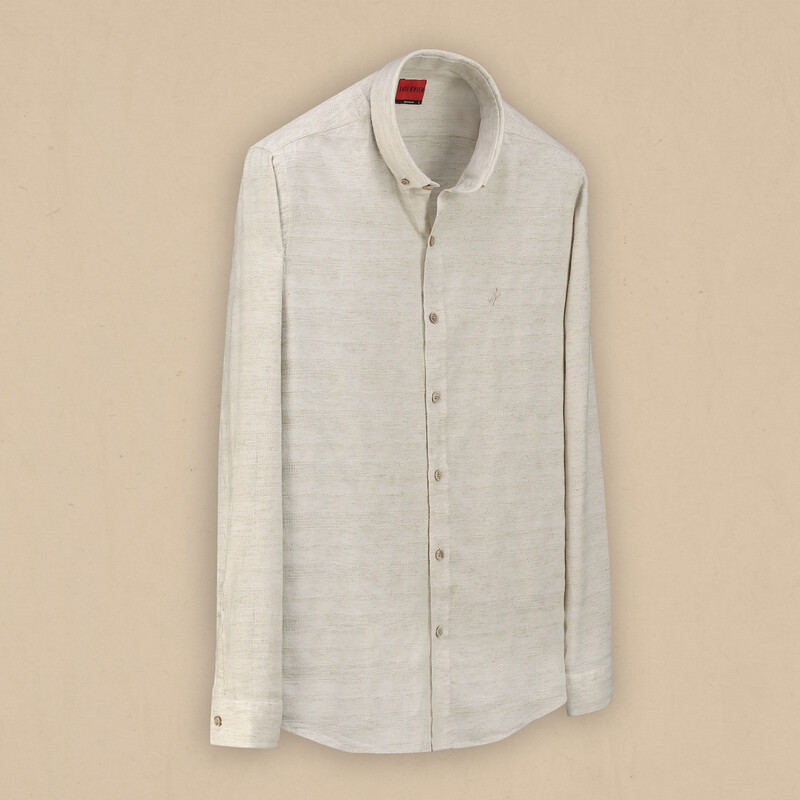 Goias Soho Dokulu Bej Gömlek - INTERVIEW