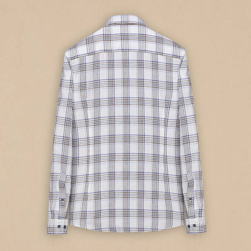 Goias Soho Kahverengi Kareli Gömlek - 3