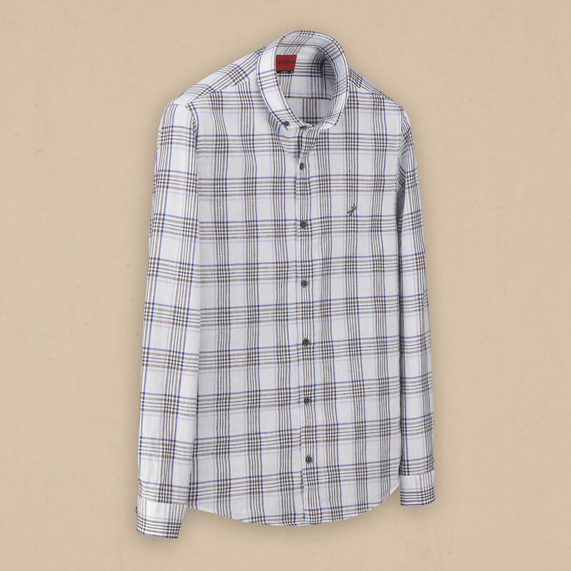 Goias Soho Kahverengi Kareli Gömlek - INTERVIEW