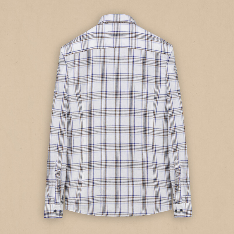 Goias Soho Kahverengi Kareli Gömlek - INTERVIEW