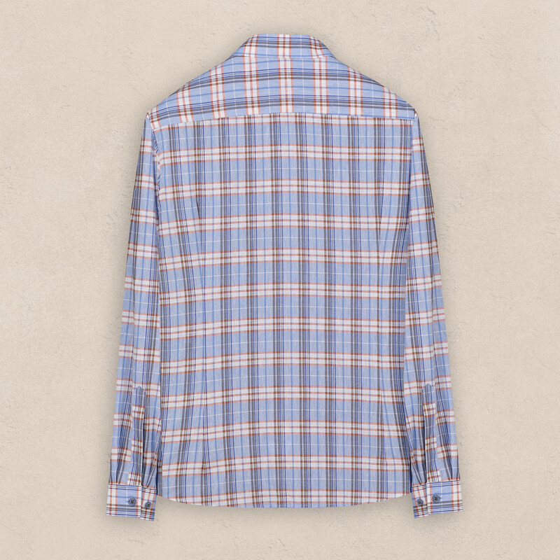 Goias Soho Kareli Mavi Gömlek - INTERVIEW