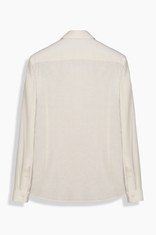 Goias Soho Kirli Beyaz Uzun Kol Gömlek - INTERVIEW