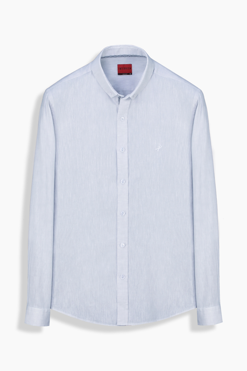 Goias Soho Mavi Uzun Kol Gömlek - 1