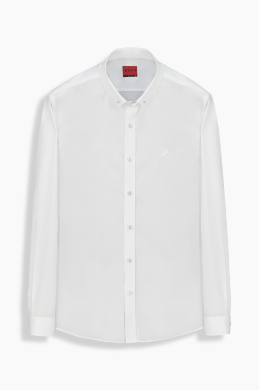 Goias Soho Pamuklu Beyaz Gömlek - INTERVIEW