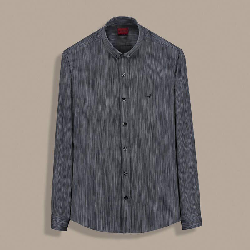 Goias Soho Pamuklu Siyah Gömlek - 1