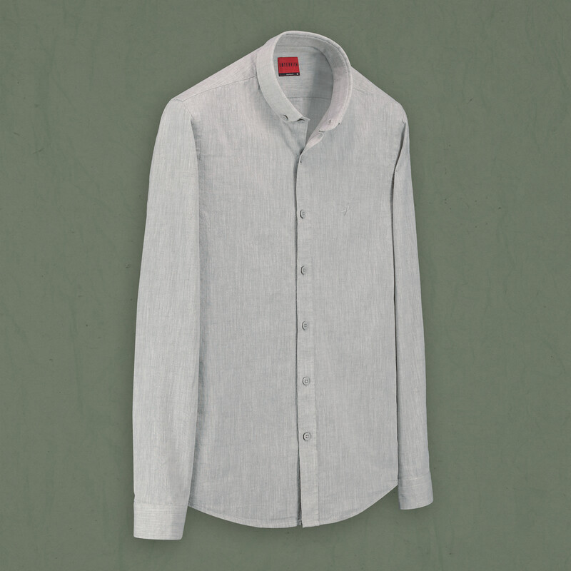 Goias Soho Uzun Kol Açık Yeşil Gömlek 