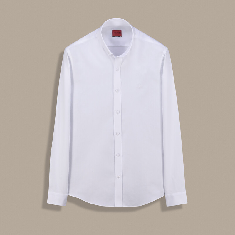 Goias Soho Uzun Kol Pamuklu Beyaz Gömlek - INTERVIEW