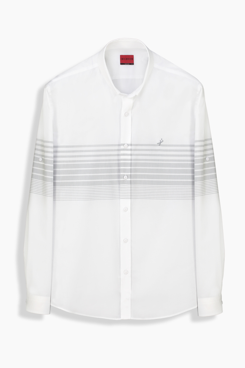 Goias Soho Uzun Kol Gri Gömlek - 1