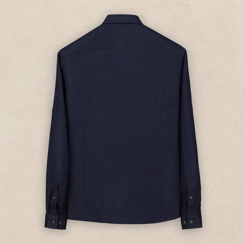 Goias Soho Uzun Kol Koyu Lacivert Gömlek - 2