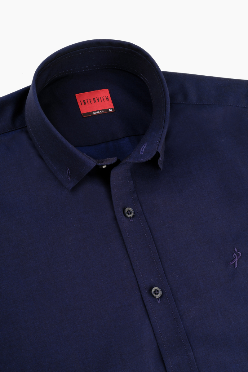 Goias Soho Uzun Kol Lacivert Gömlek - 4