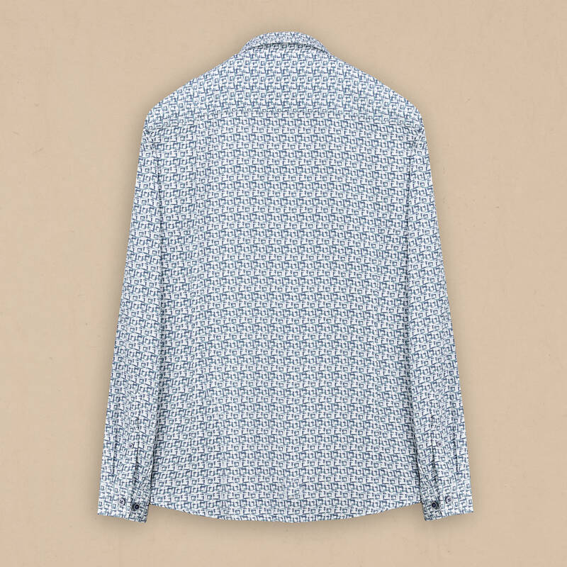 Goias Soho Desenli Yeşil Gömlek - 2