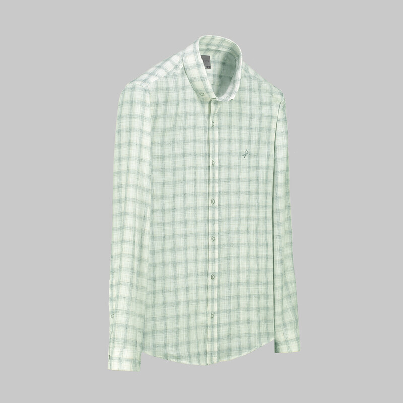 Goias Soho Slim Yeşil Gömlek - INTERVIEW