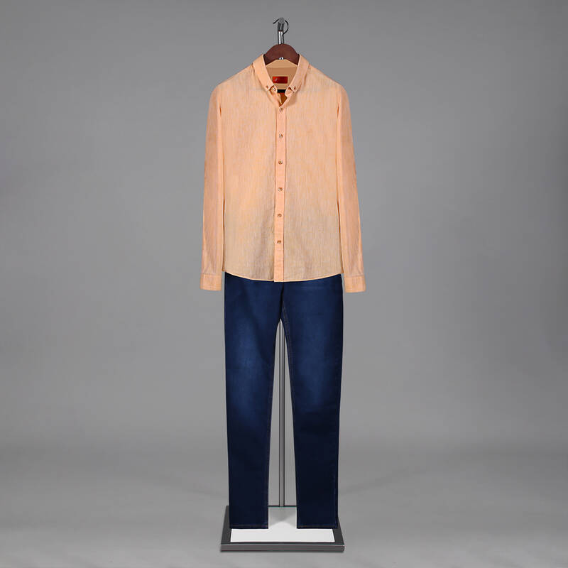 Goias Turuncu Slim Gömlek - 4