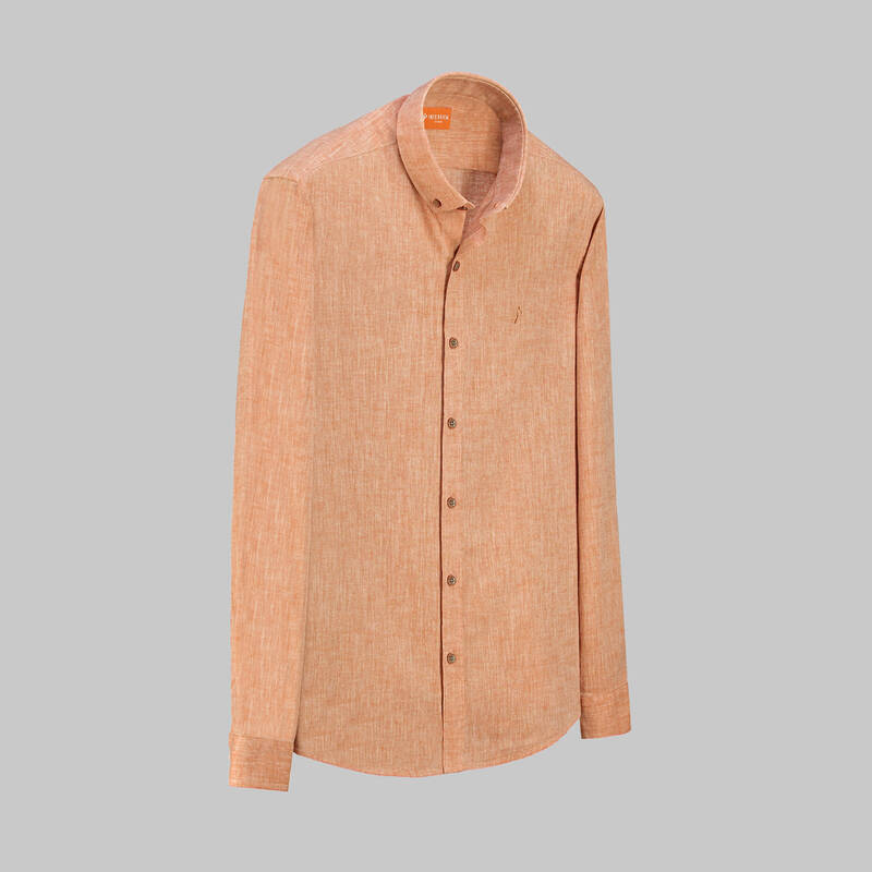 Goias Turuncu Slim Gömlek - 1