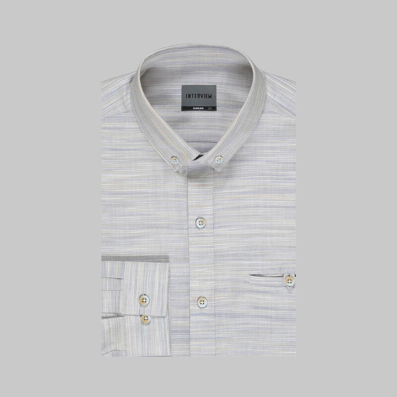 Goias Uzun Kol Açık Kahverengi Gömlek - 4