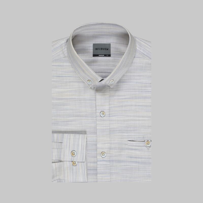 Goias Uzun Kol Açık Kahverengi Gömlek - INTERVIEW