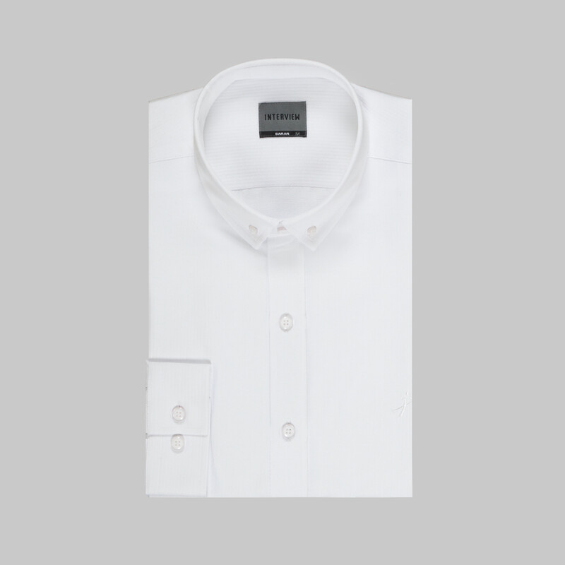 Goias Uzun Kol Beyaz Gömlek - INTERVIEW