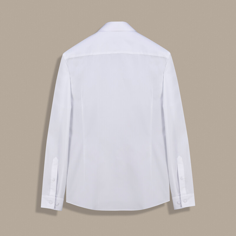 Goias Uzun Kol Beyaz Pamuklu Gömlek - INTERVIEW