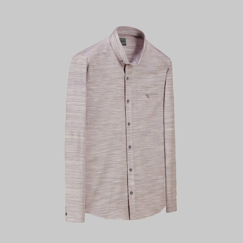 Goias Uzun Kol Bordo Gömlek - 1