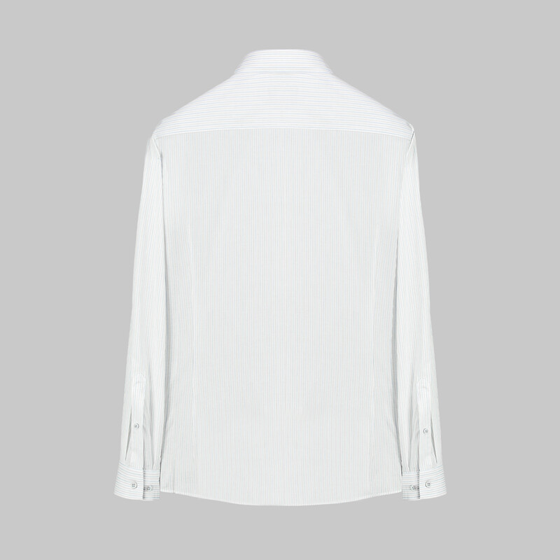 Goias Çizgili Bej Gömlek - INTERVIEW