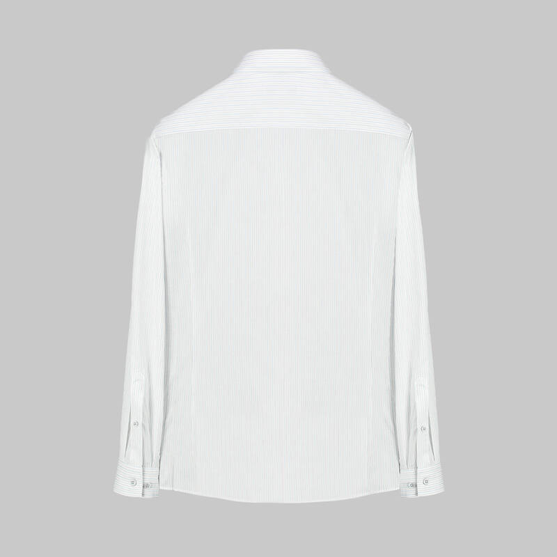 Goias Çizgili Bej Gömlek - 2