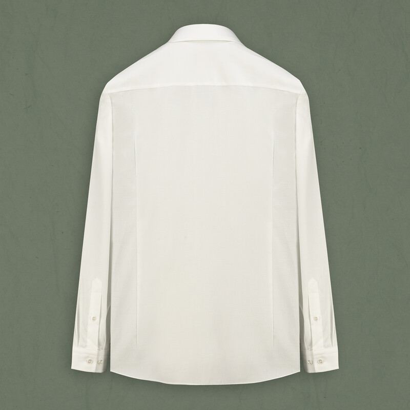 Goias Uzun Kol Fitted Beyaz Gömlek - INTERVIEW