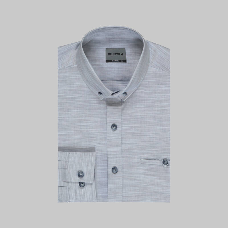 Goias Gri Gömlek - 3