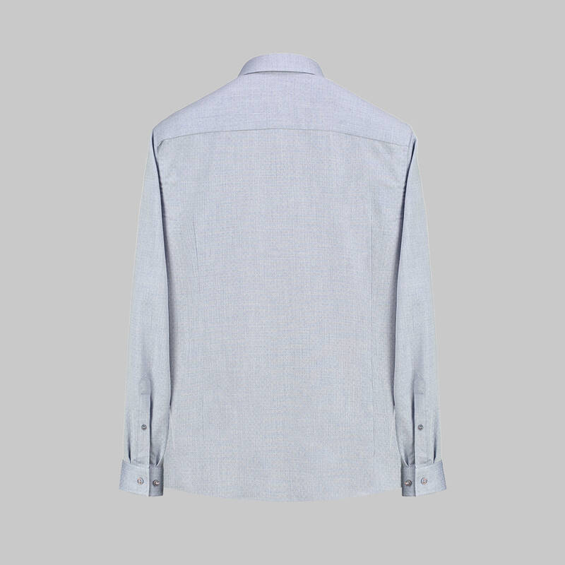 Goias Desenli Uzun Kol Lacivert Gömlek - 2