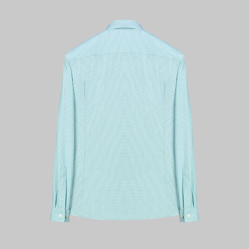 Goias Mini Kare Turkuaz Gömlek - INTERVIEW