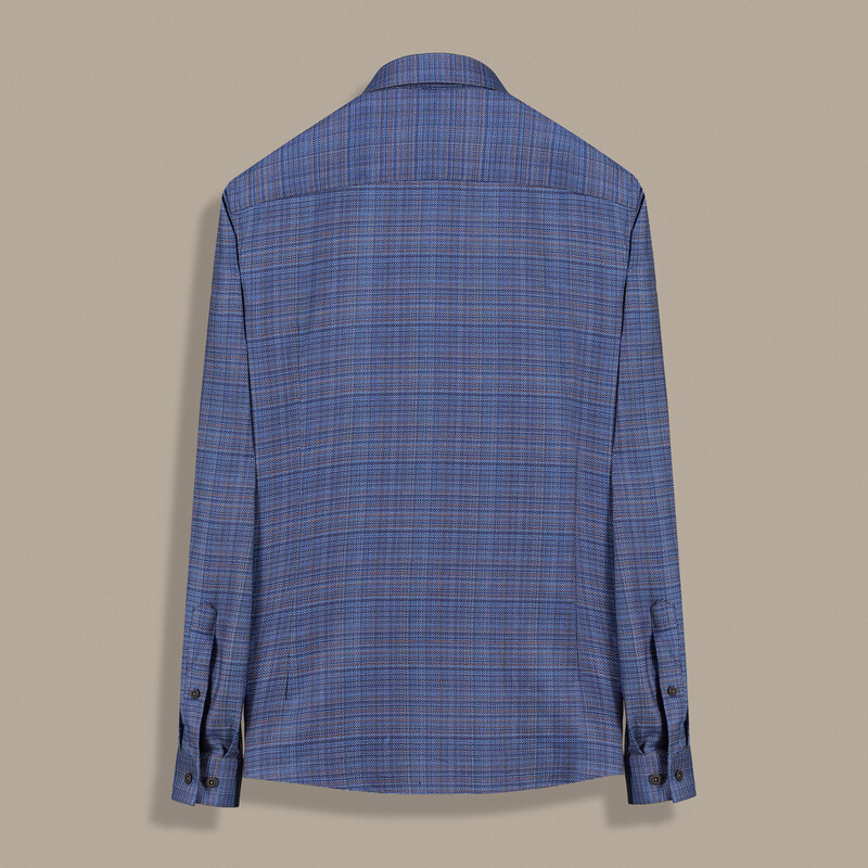 Goias Uzun Kol Pamuklu Mavi Gömlek - INTERVIEW