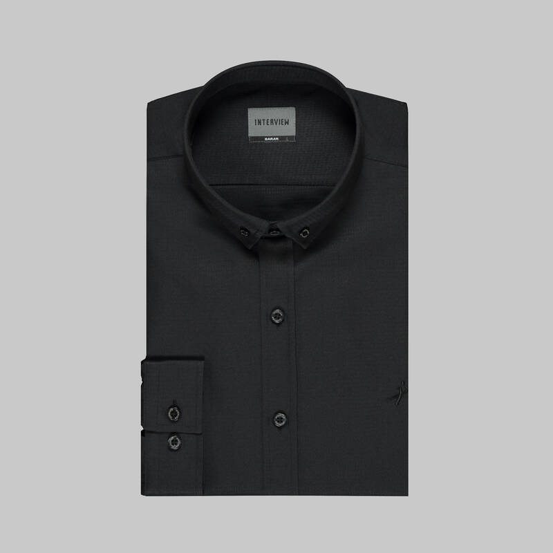Goias Uzun Kol Siyah Gömlek - 3