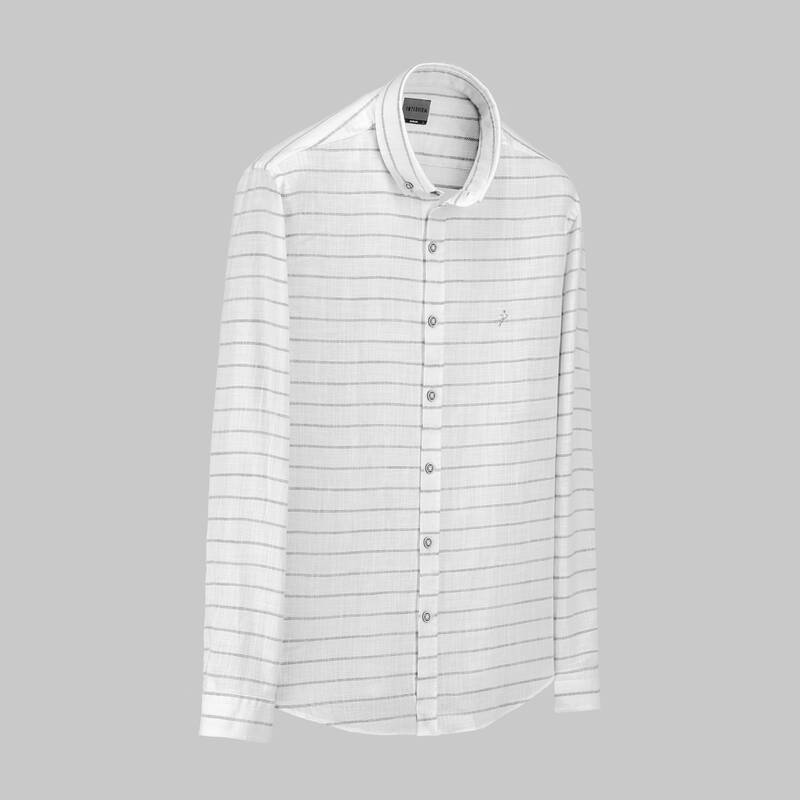 Goias Uzun Kol Soho Siyah Pamuklu Gömlek - 1