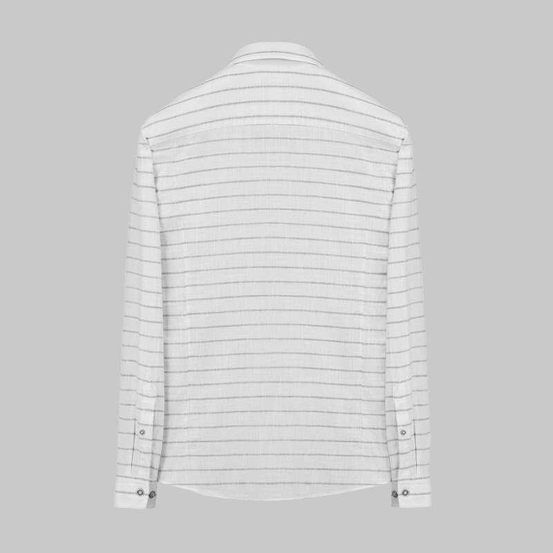 Goias Uzun Kol Soho Siyah Pamuklu Gömlek - INTERVIEW