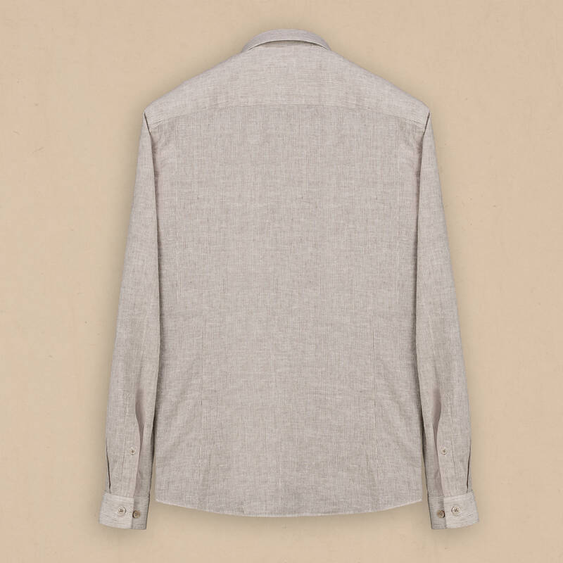 Goias Soho Uzun Kol Kahverengi Gömlek - 2