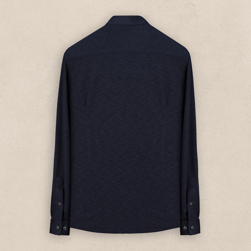 Goias Uzun Kol Soho Koyu Lacivert Gömlek - INTERVIEW