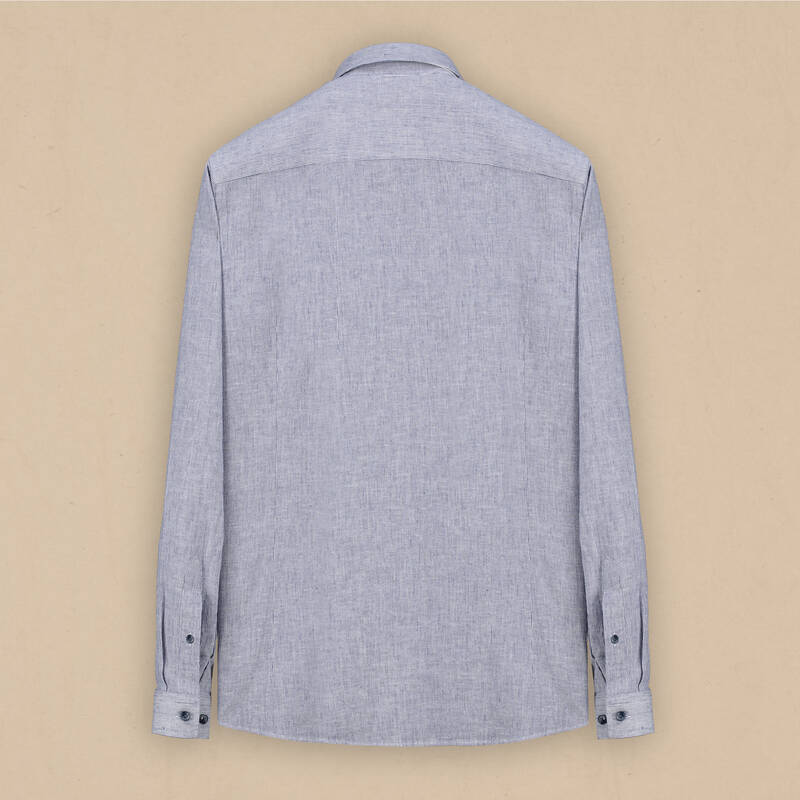 Goias Soho Uzun Kol Koyu Mavi Gömlek - 2