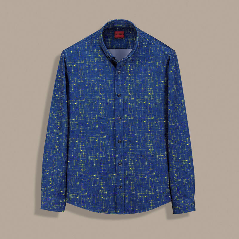 Goias Uzun Kol Soho Lacivert Gömlek - 1