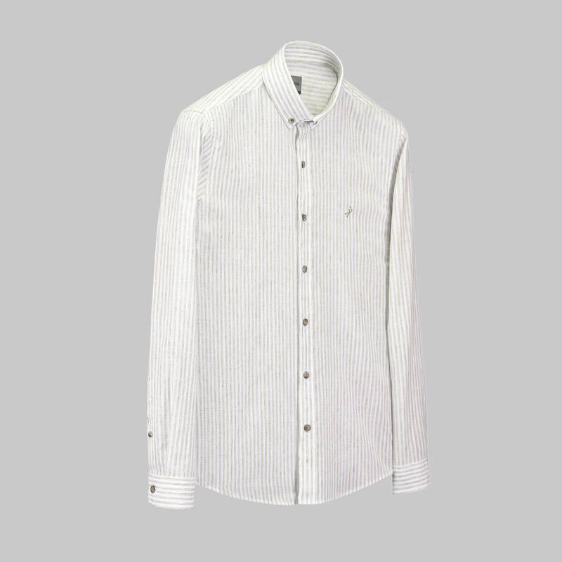 Goias Kahverengi Uzun Kol Slim Gömlek - 1