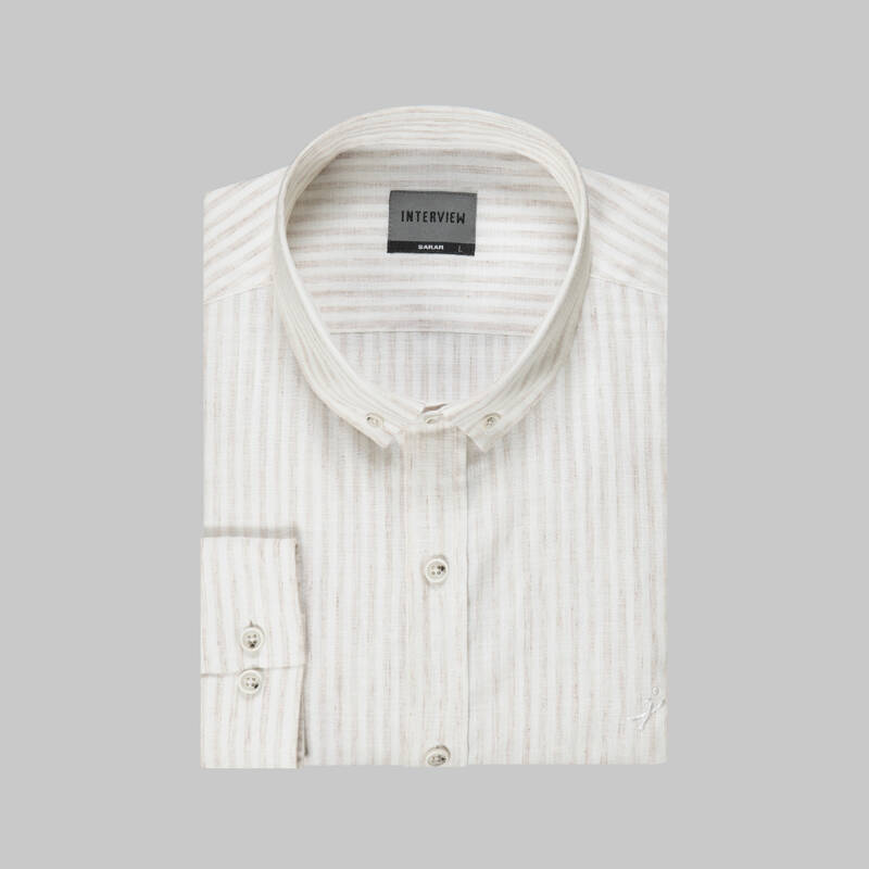 Goias Kahverengi Uzun Kol Slim Gömlek - 3