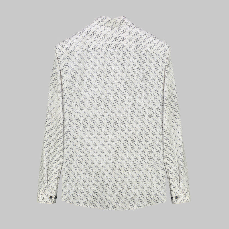 Goias Desenli Bej Gömlek - 2